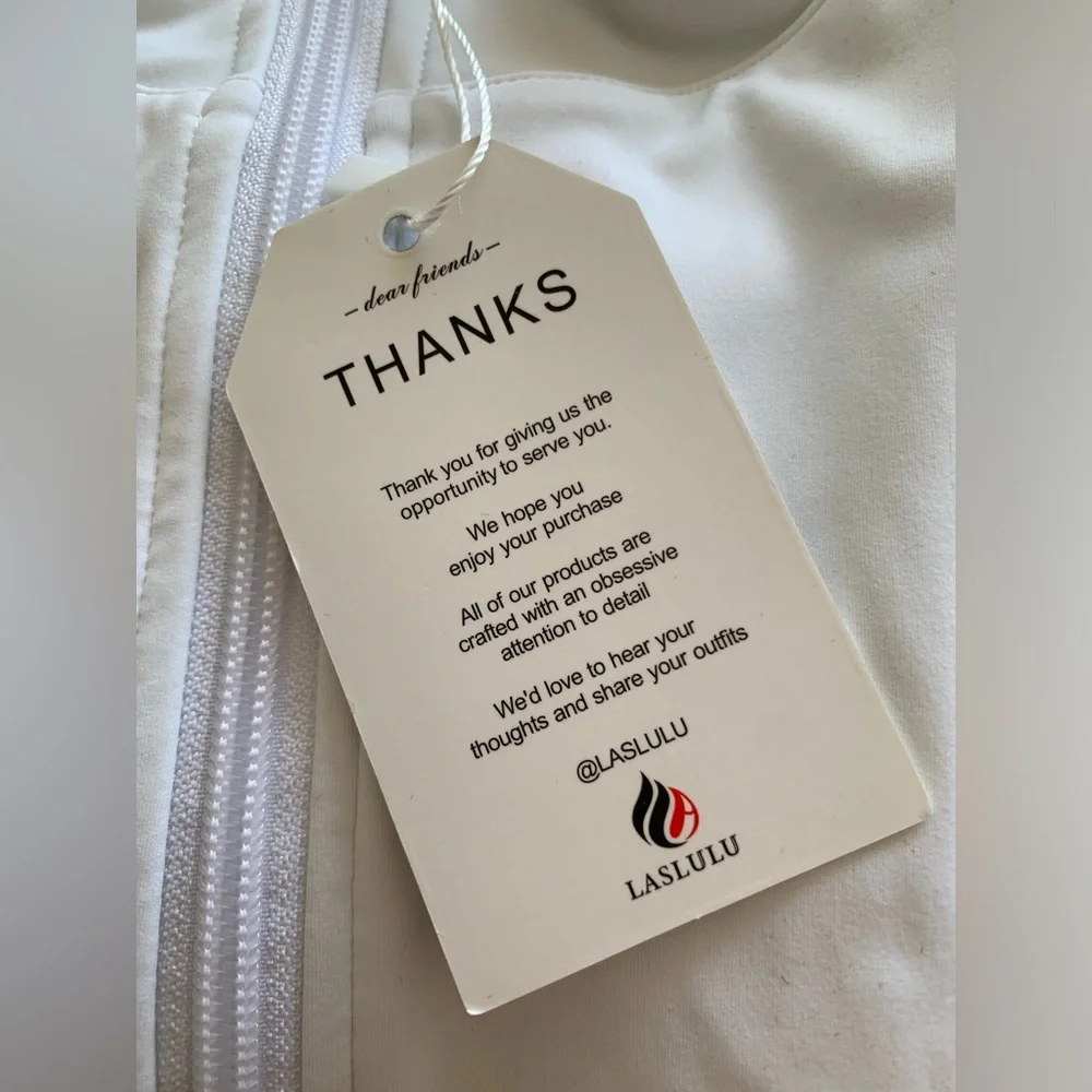 LASLULU Womens Half Zipper Workout Top Racerback - Picture 4 of 5